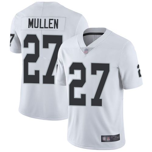 Men Oakland Raiders Limited White Trayvon Mullen Road Jersey NFL Football 27 Vapor Untouchable Jersey